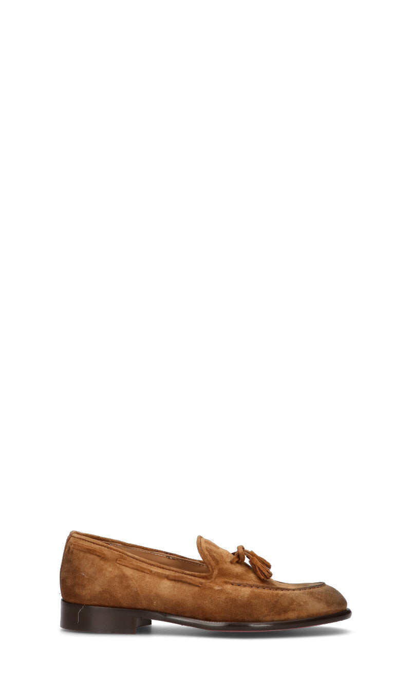 PAWELK'S Mocassino uomo marrone in suede