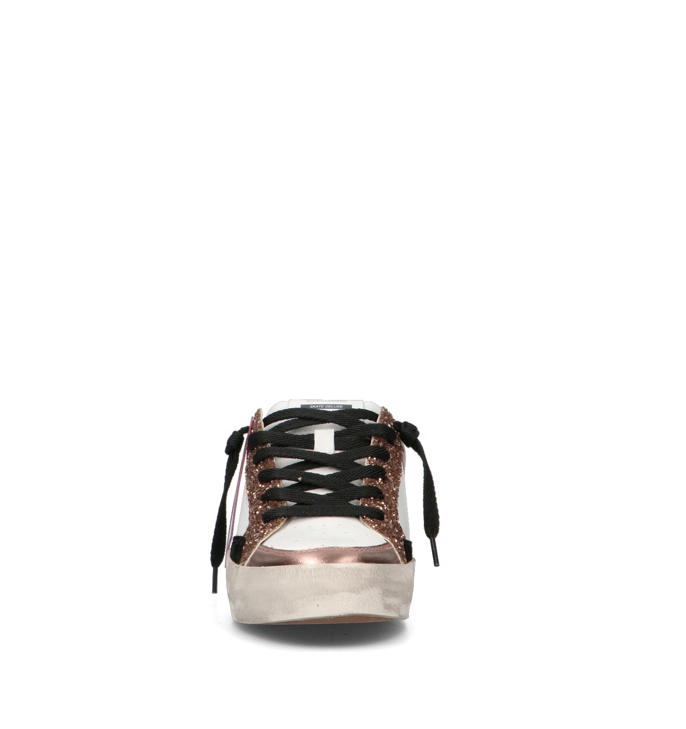 CRIME Sneaker donna bianca in pelle