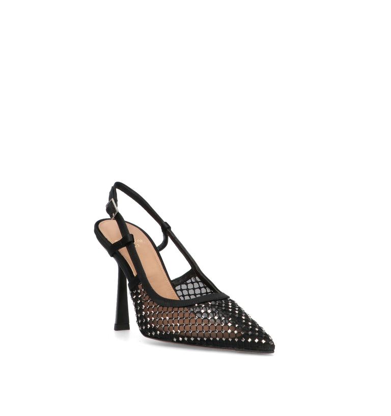 CHANTAL 1962 Slingback donna nera