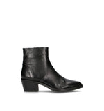 ZOLDO Tronchetto donna nero in pelle