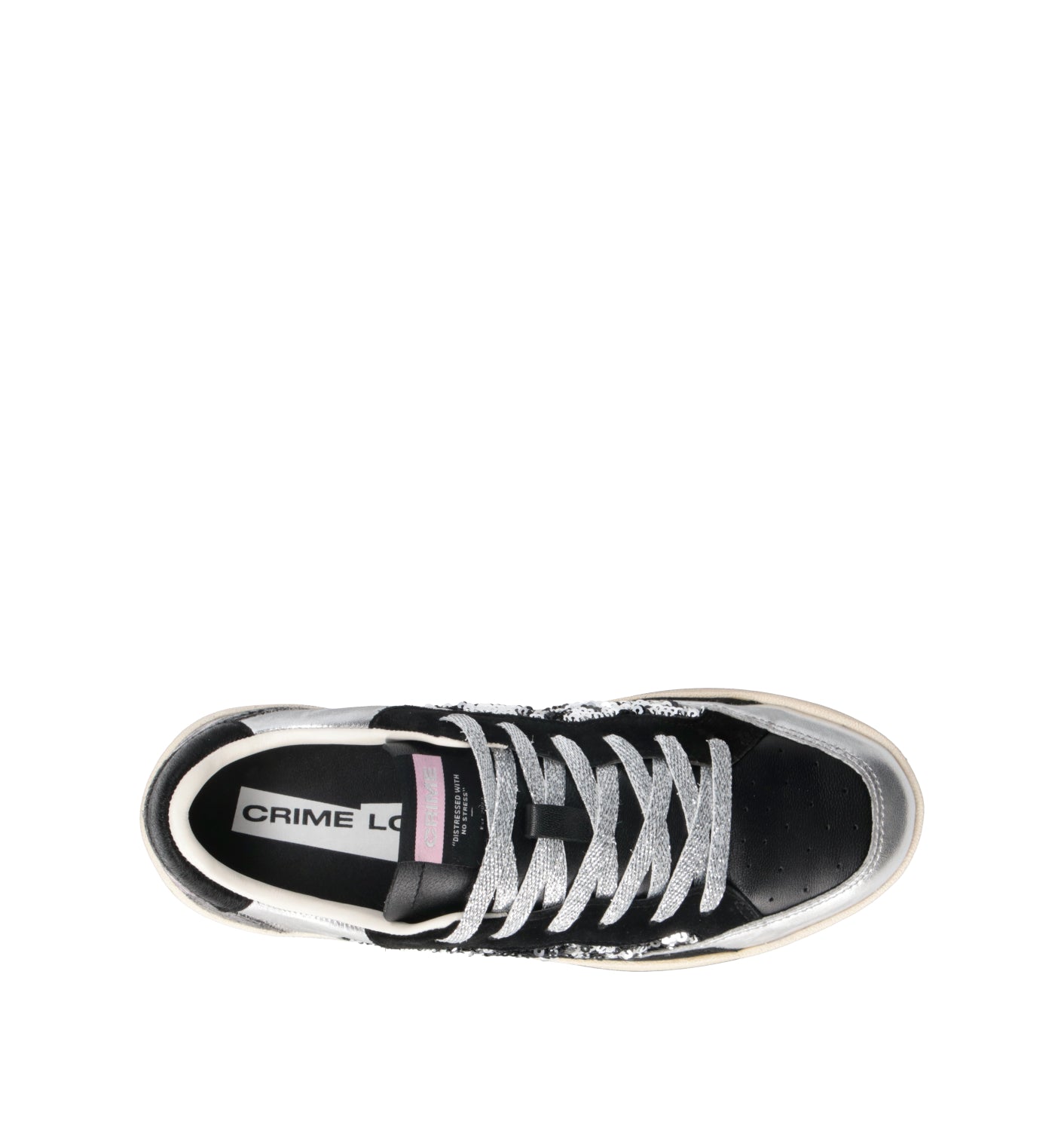 CRIME Sneaker donna nera
