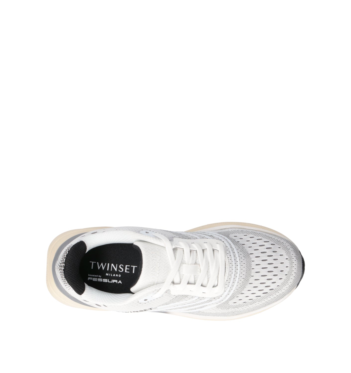 TWIN SET-SIMONA BARBIERI Sneaker donna bianca/grigia