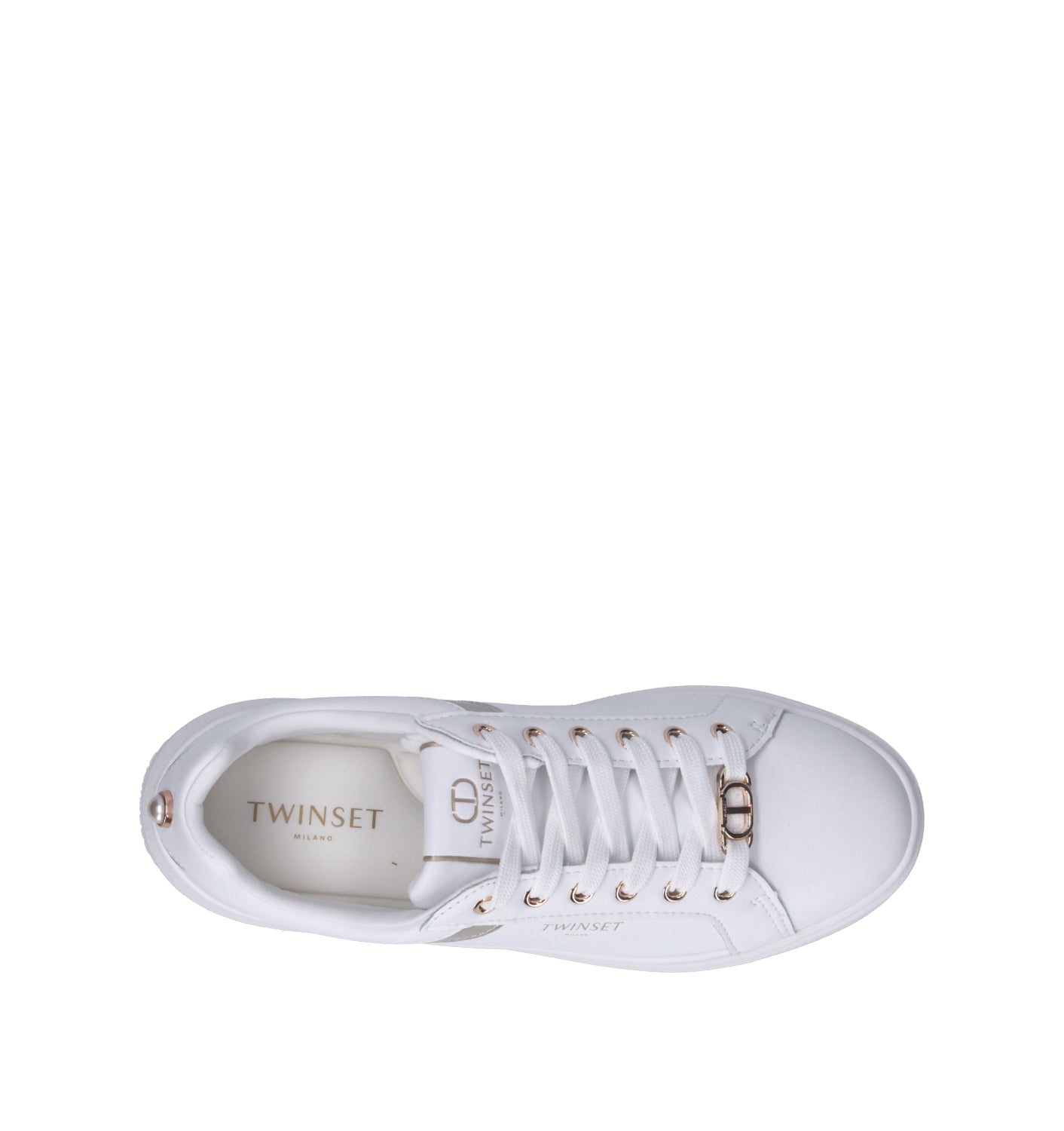 TWIN SET-SIMONA BARBIERI Sneaker donna bianca