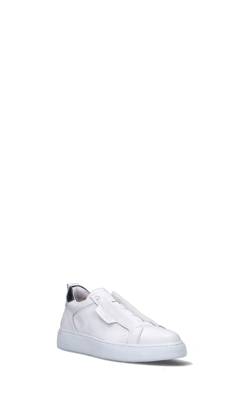 PAWELK'S Sneaker uomo bianca in pelle