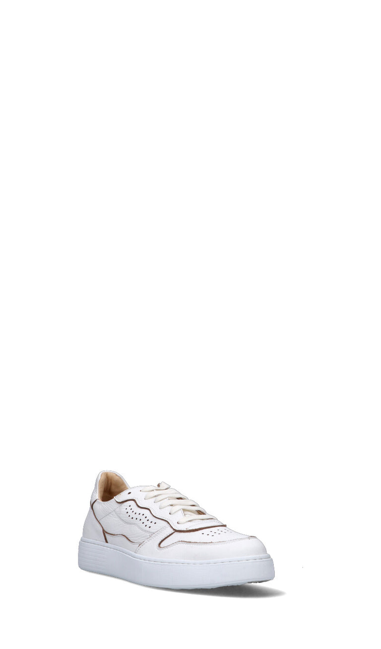 PAWELK'S Sneaker uomo bianca in pelle
