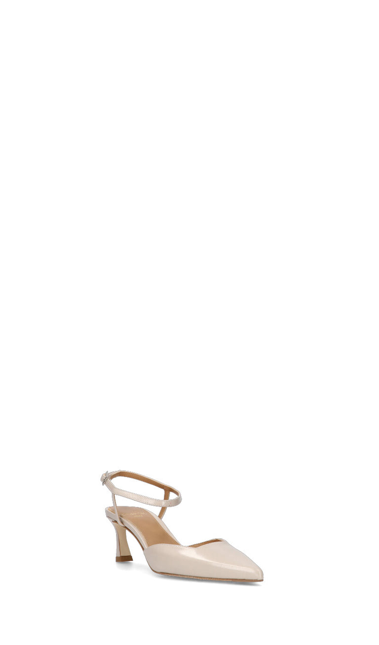 CHANTAL 1962 Slingback donna latte in pelle