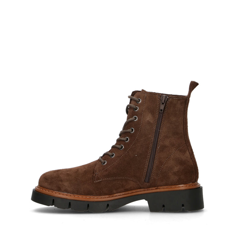 VARIOPINTO Anfibio donna marrone in suede