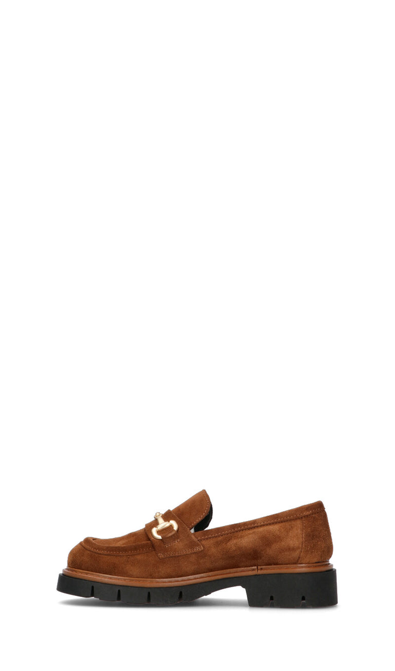 VARIOPINTO Mocassino donna cuoio in suede