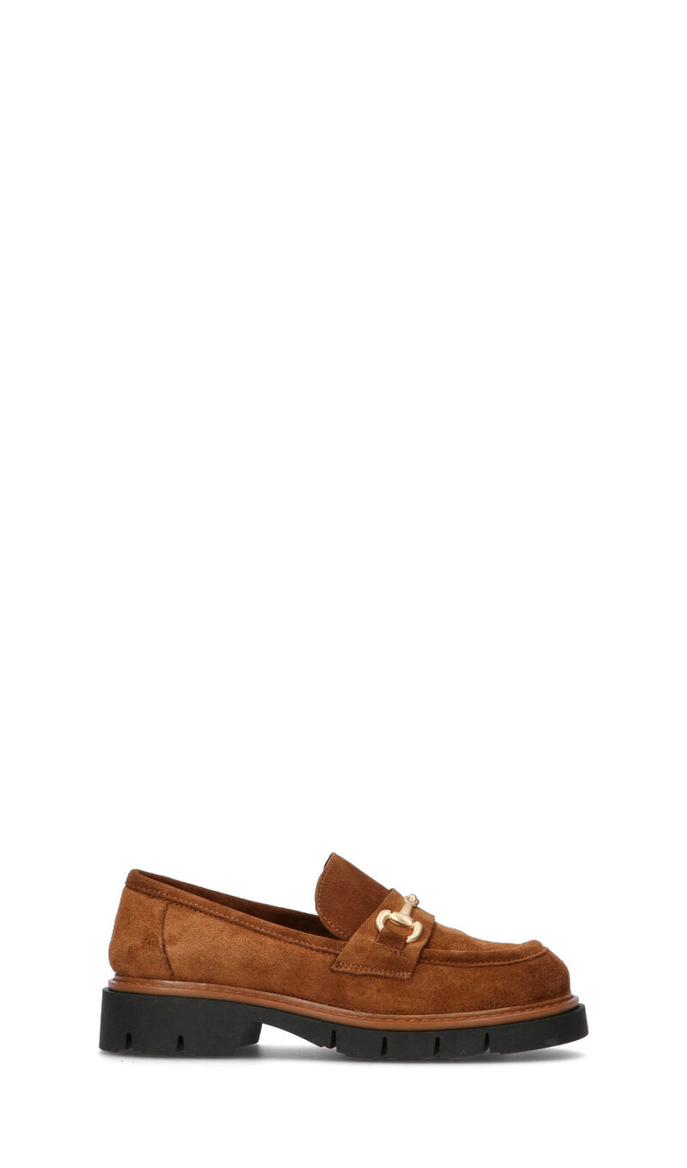 VARIOPINTO Mocassino donna cuoio in suede