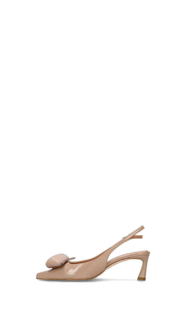 CHANTAL 1962 Slingback donna sabbia in pelle
