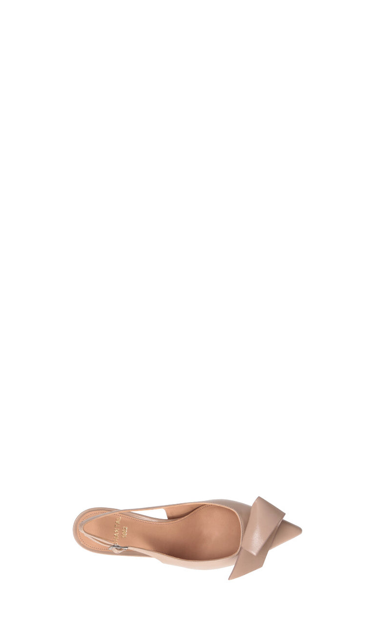 CHANTAL 1962 Slingback donna sabbia in pelle