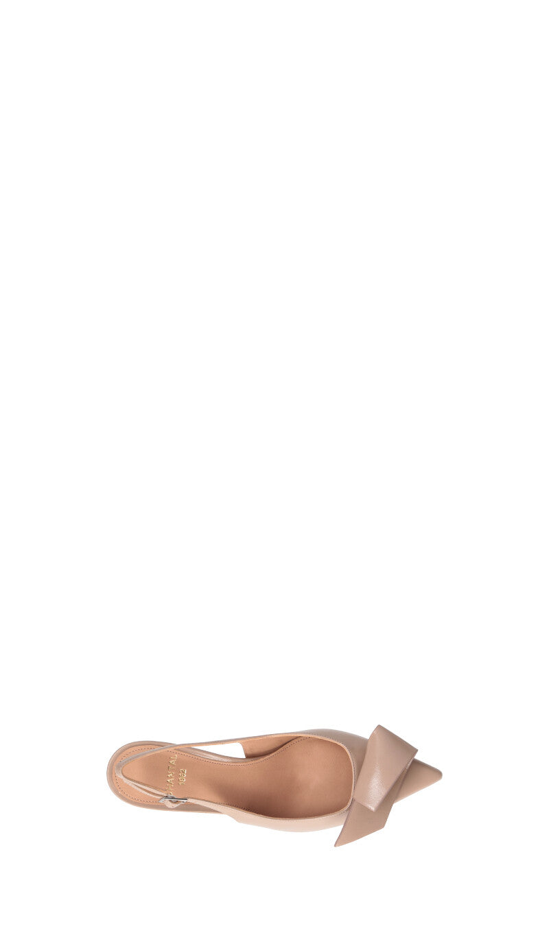 CHANTAL 1962 Slingback donna sabbia in pelle