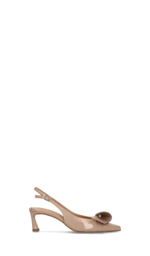 CHANTAL 1962 Slingback donna sabbia in pelle