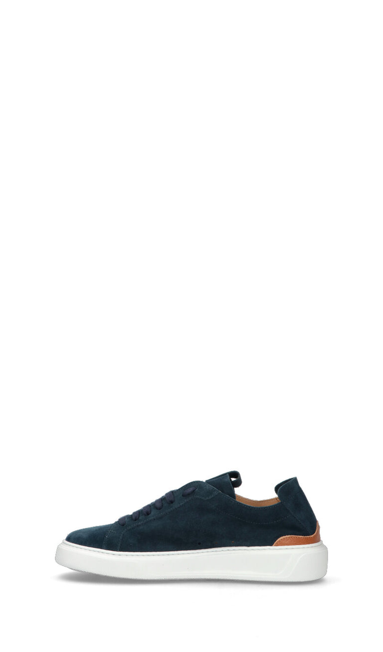 STOKTON Sneaker uomo blu/marrone in suede