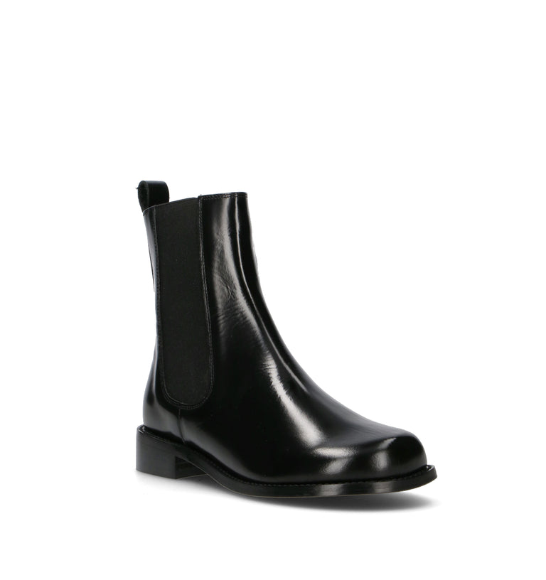 ANGEL ALARCON Beatles donna nero in pelle