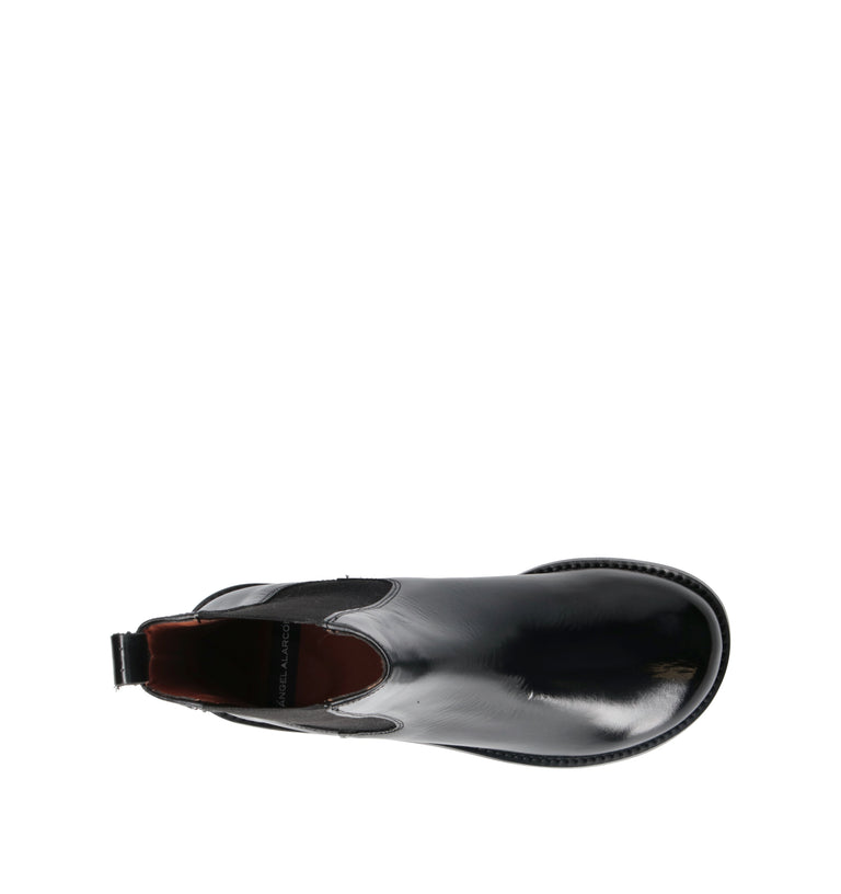 ANGEL ALARCON Beatles donna nero in pelle