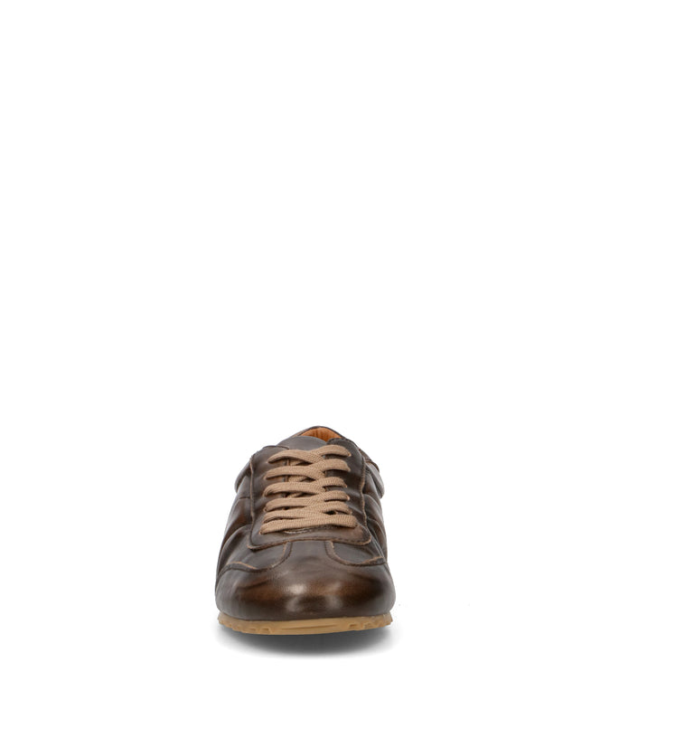 ANGEL ALARCON Sneaker donna marrone in pelle