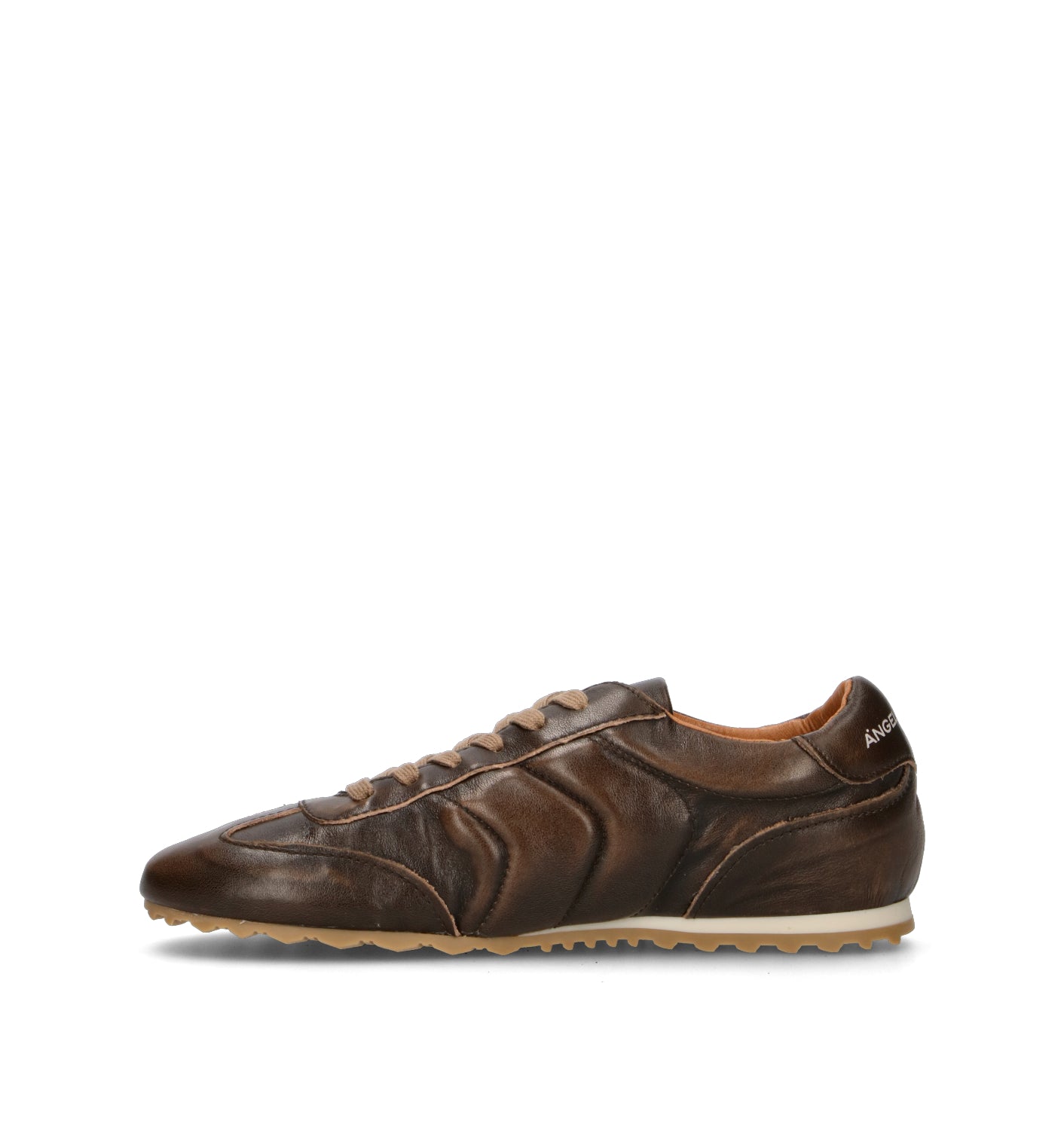 ANGEL ALARCON Sneaker donna marrone in pelle
