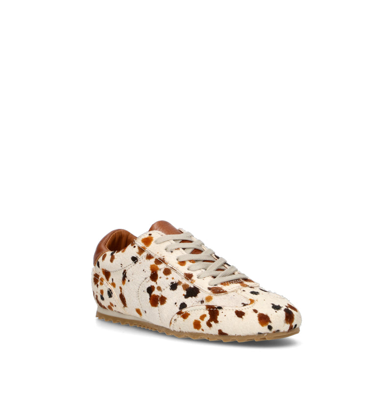 ANGEL ALARCON Sneaker donna bianca in cavallino