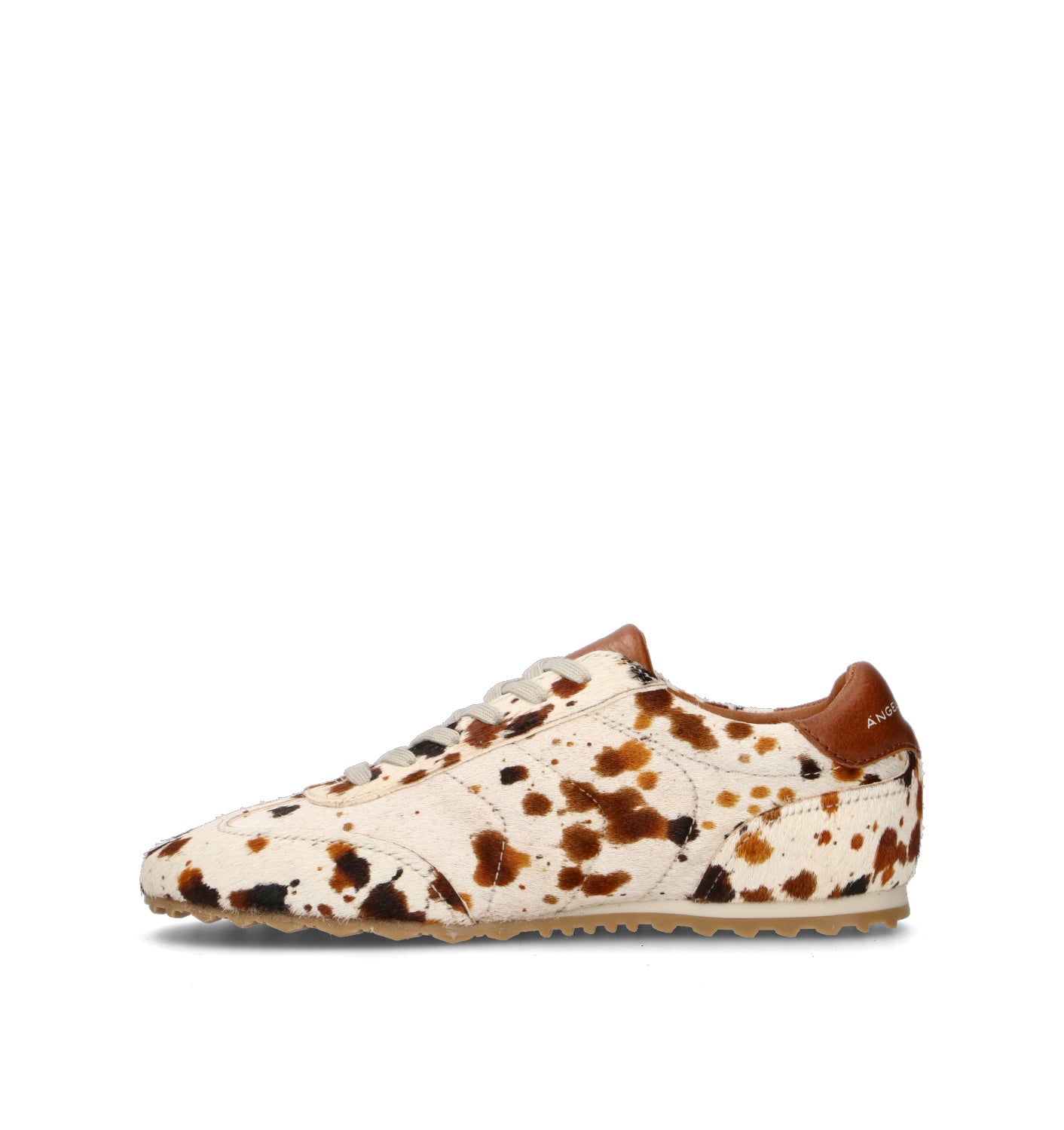 ANGEL ALARCON Sneaker donna bianca in cavallino