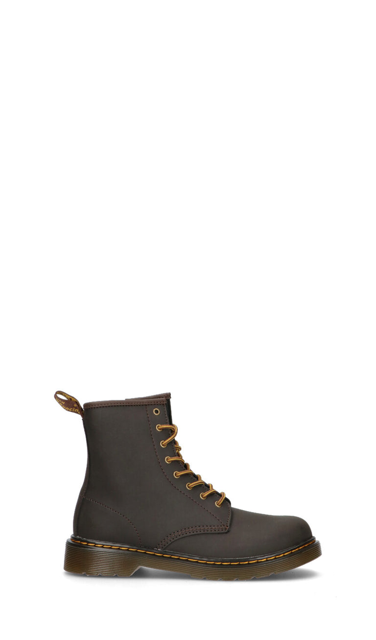 DR. MARTENS Anfibio bimbo testa di moro in pelle