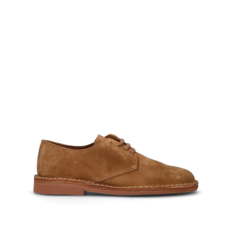 FRAU Stringata uomo marrone in suede
