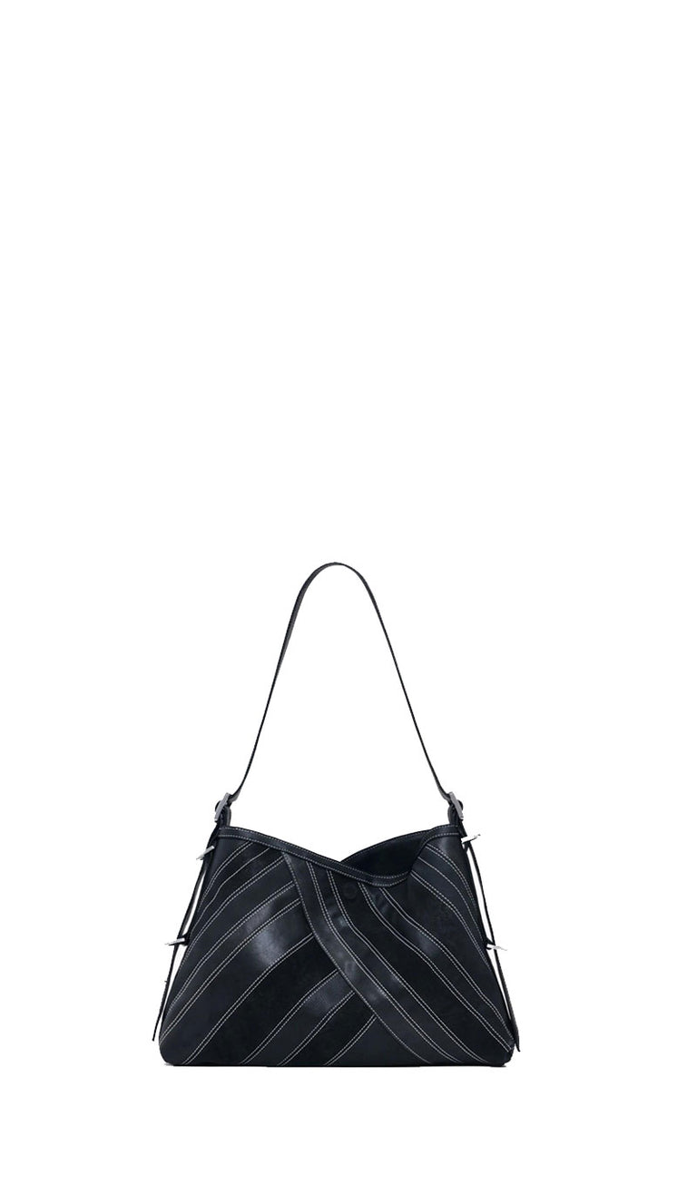 DESIGUAL Borsa donna nera