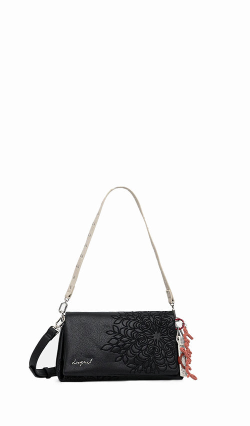 DESIGUAL Tracolla donna nera