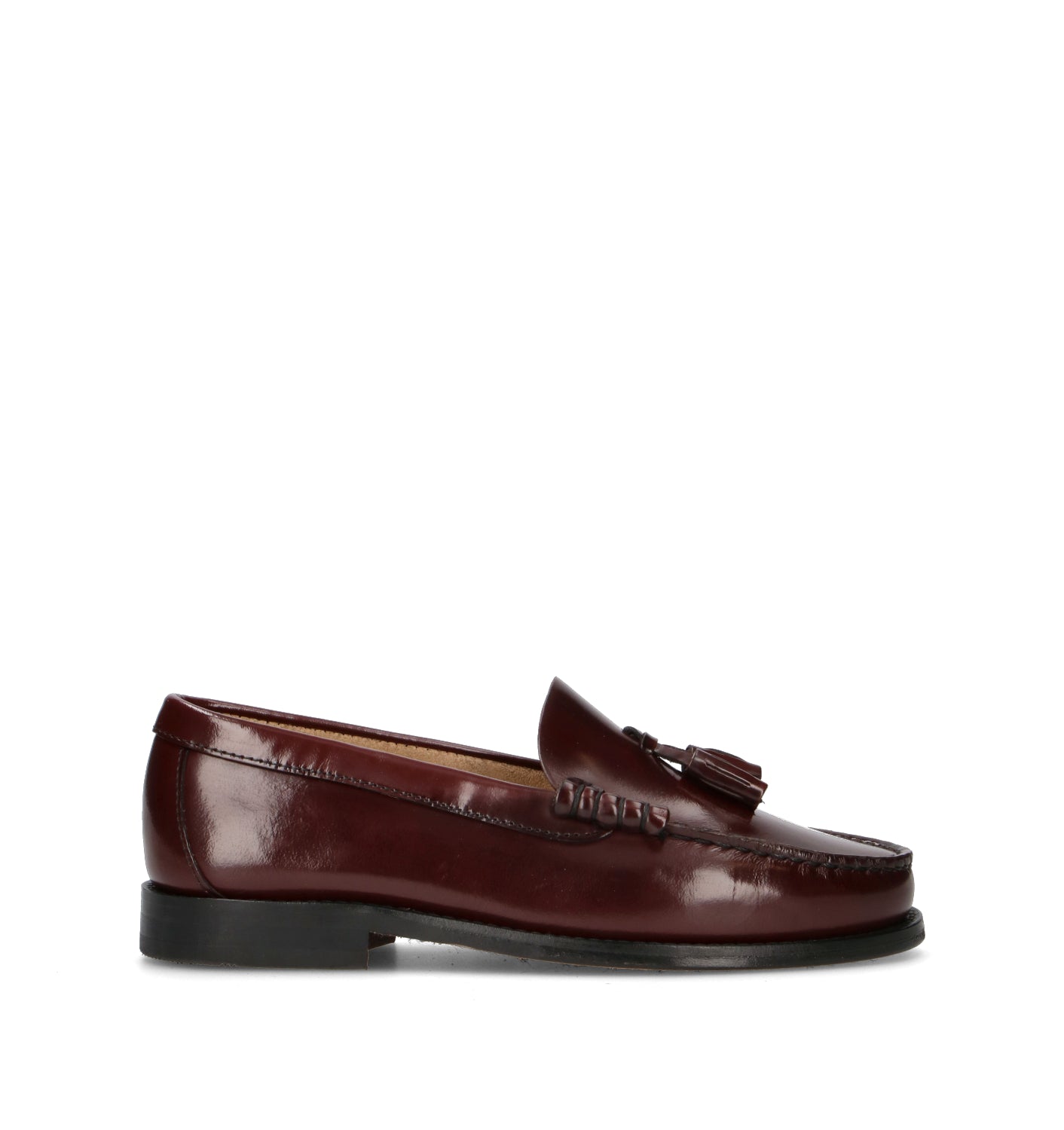 SAXONE Mocassino donna bordeaux in pelle
