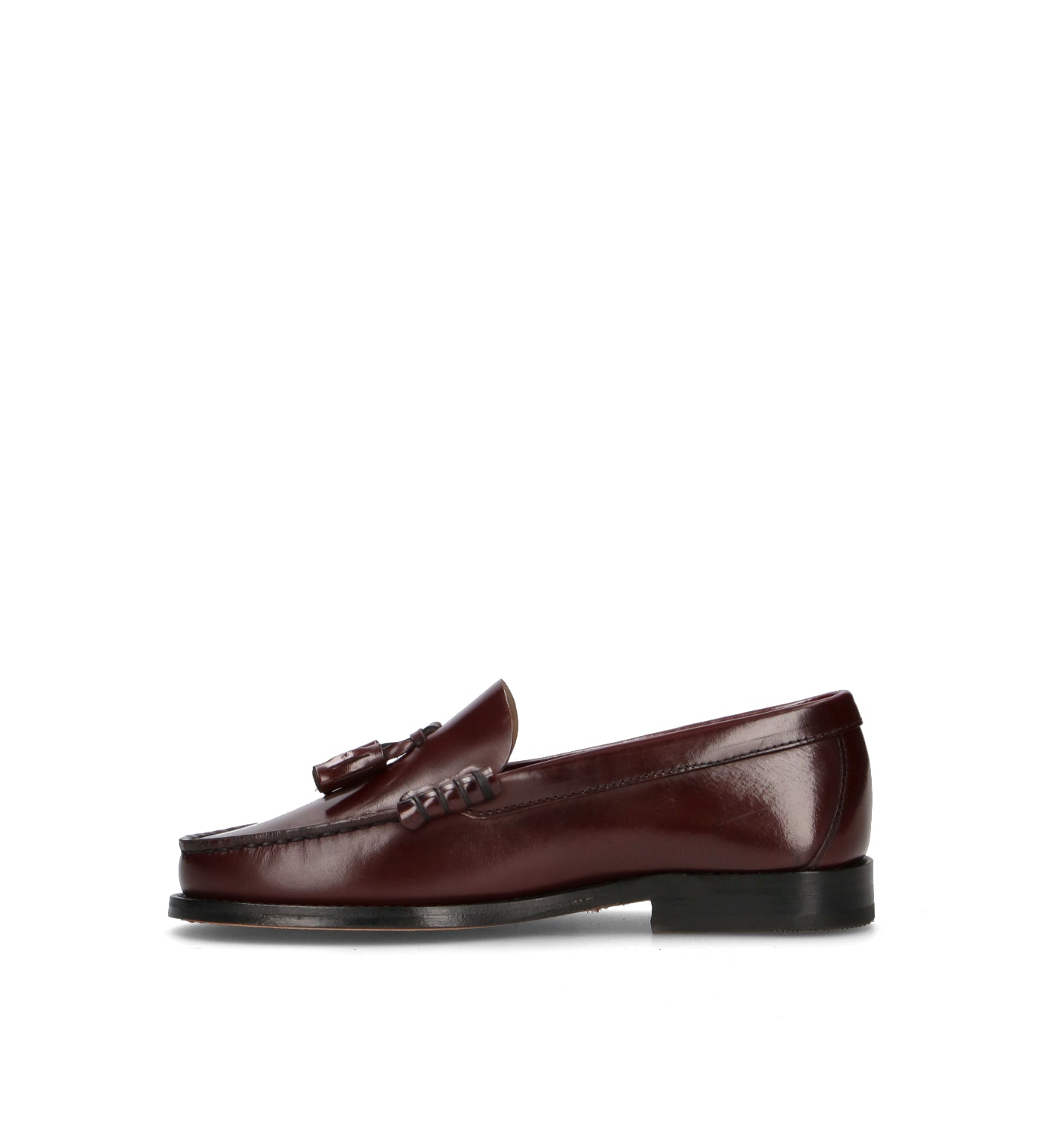 SAXONE Mocassino donna bordeaux in pelle