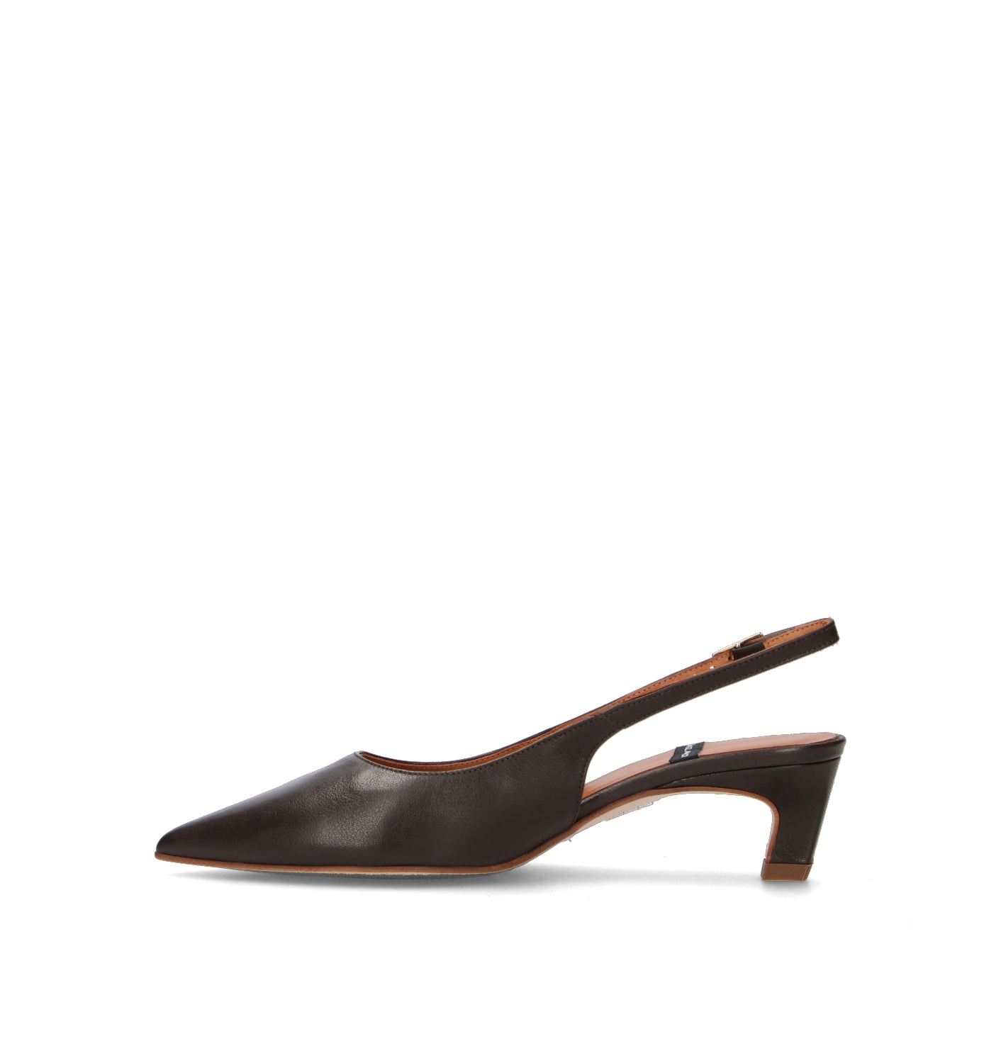 ANGEL ALARCON Slingback donna marrone in pelle