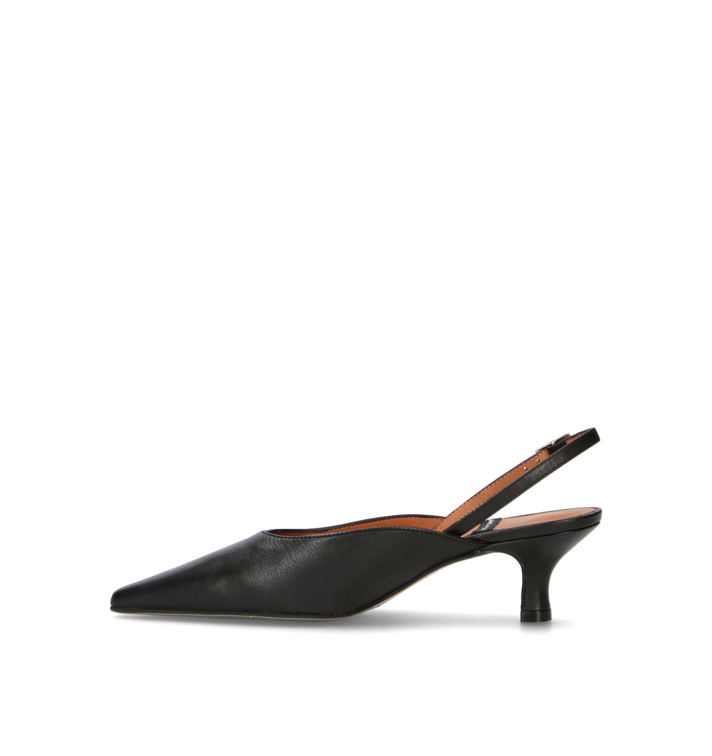ANGEL ALARCON Slingback donna nera in pelle