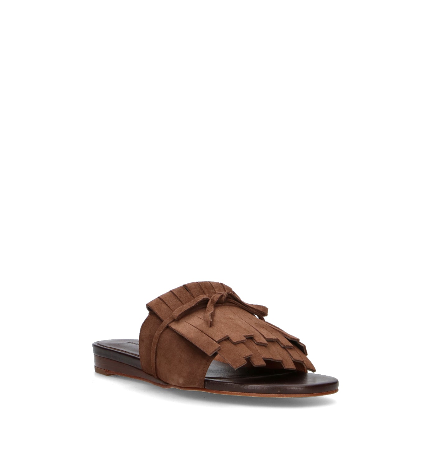 ANGEL ALARCON Ciabatta donna marrone in suede