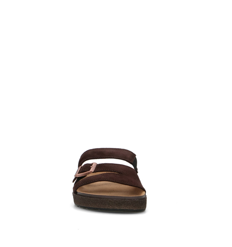 BLUNDSTONE Ciabatta uomo marrone in suede