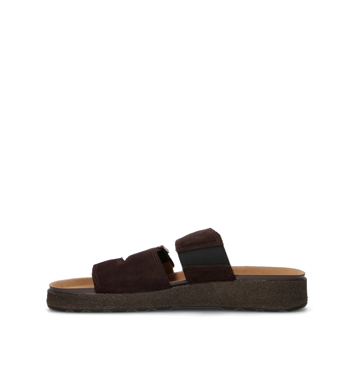 BLUNDSTONE Ciabatta uomo marrone in suede