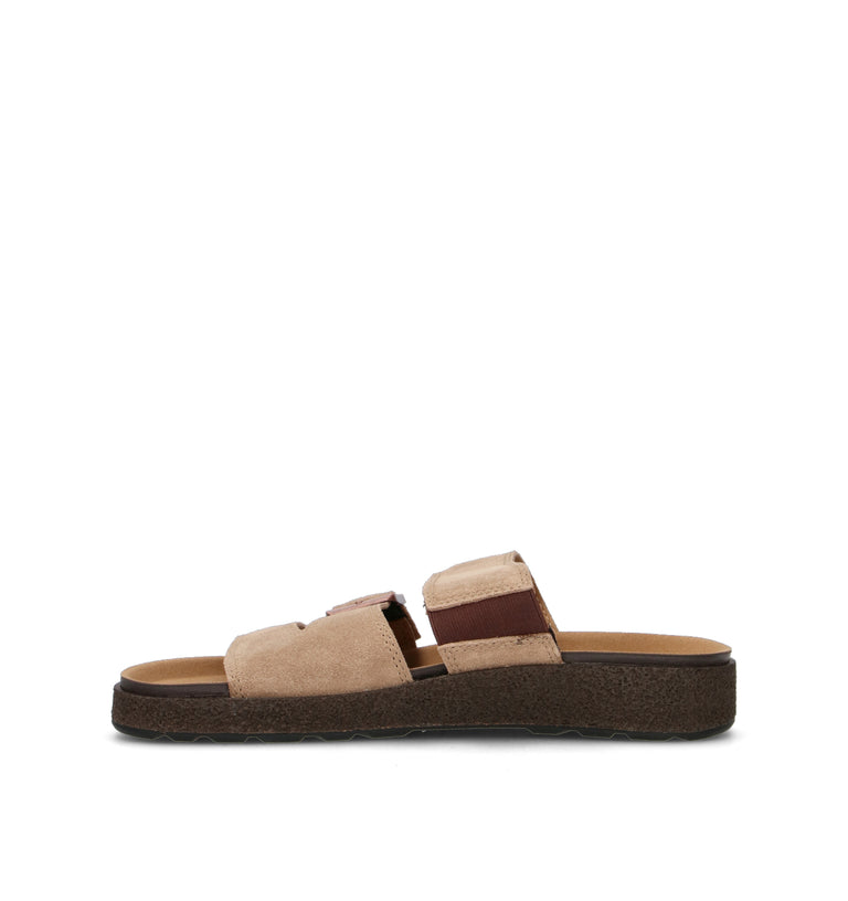 BLUNDSTONE Ciabatta uomo sabbia in suede