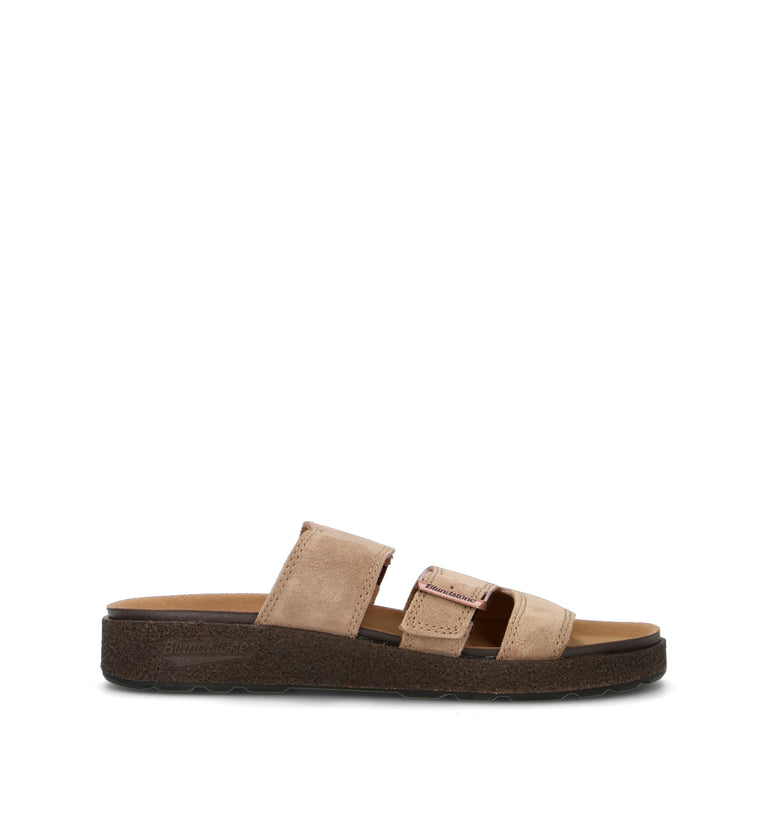 BLUNDSTONE Ciabatta uomo sabbia in suede