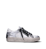 CRIME Sneaker donna bianca/argento