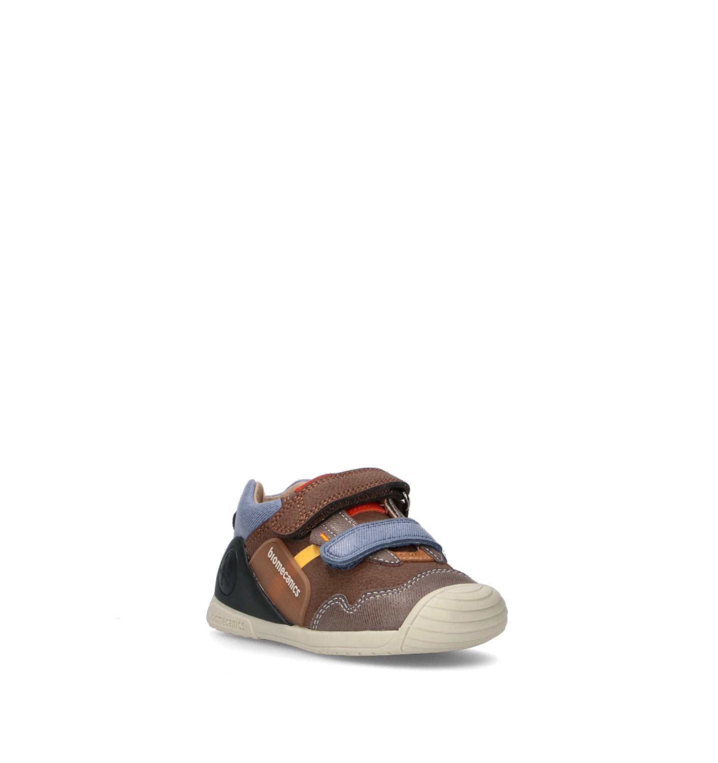 BIOMECANICS Sneaker bimbo marrone in pelle