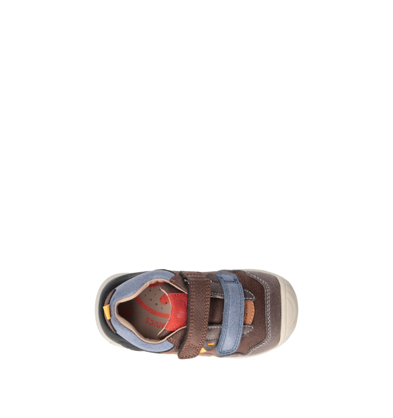 BIOMECANICS Sneaker bimbo marrone in pelle