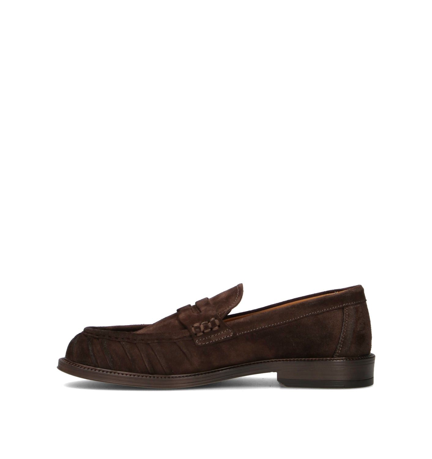 PAWELK'S Mocassino uomo testa di moro in suede