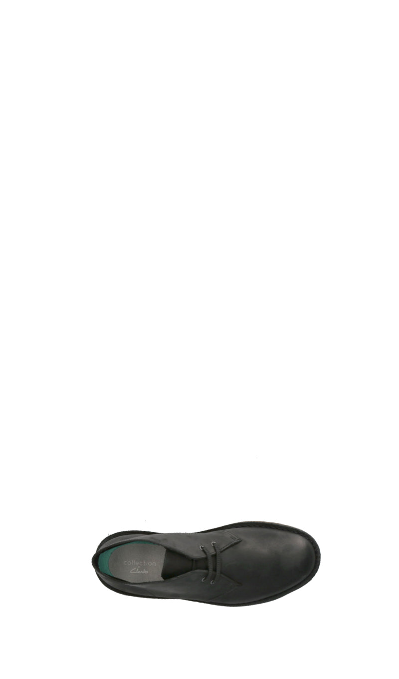 CLARKS ESSENTIALS Polacco uomo nero in pelle