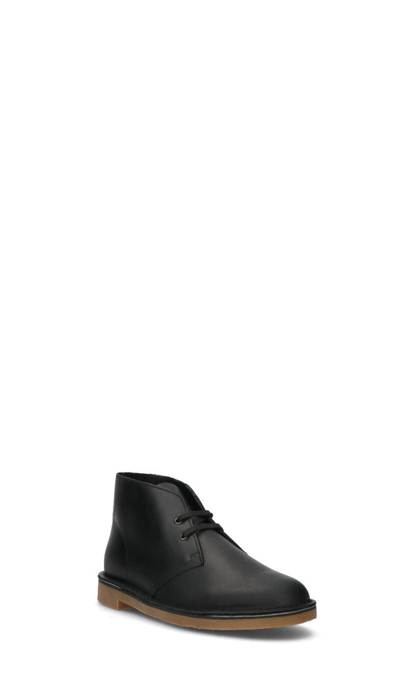 CLARKS ESSENTIALS Polacco uomo nero in pelle