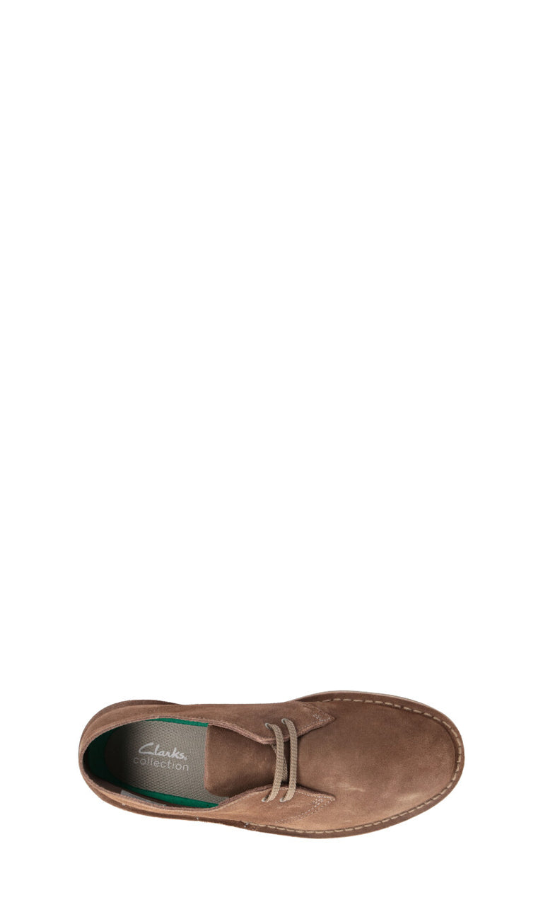 CLARKS ESSENTIALS Polacco uomo sabbia in suede