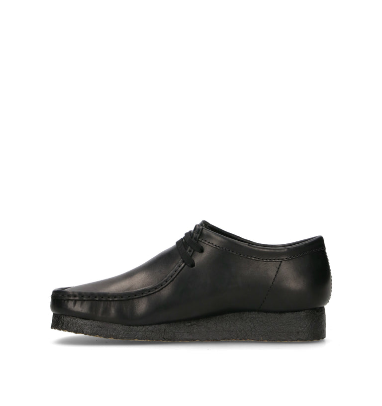 CLARKS ORIGINALS WALLABEE Mocassino uomo nero in pelle