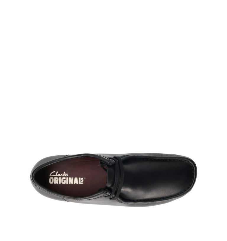CLARKS ORIGINALS WALLABEE Mocassino uomo nero in pelle