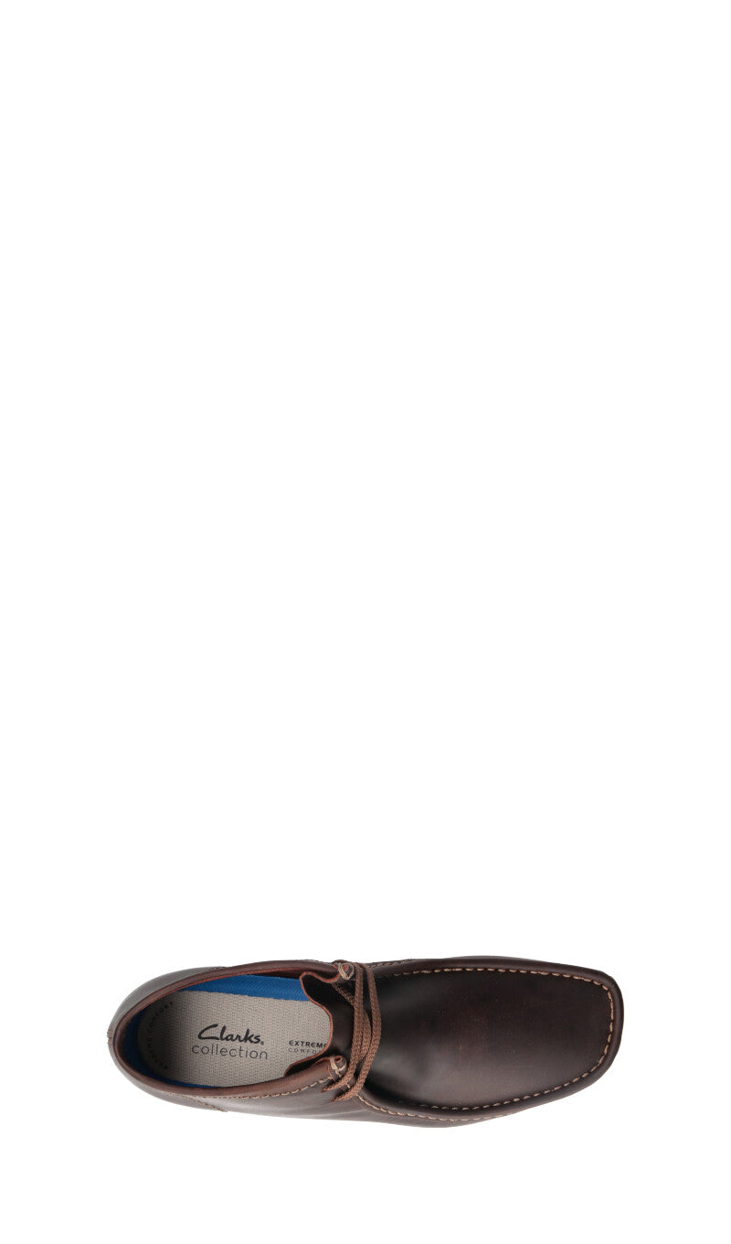 CLARKS ESSENTIALS Polacco uomo marrone in pelle