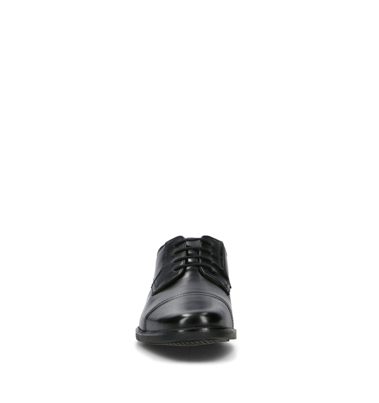 CLARKS CORE HOWARD CAP Stringata uomo nera in pelle