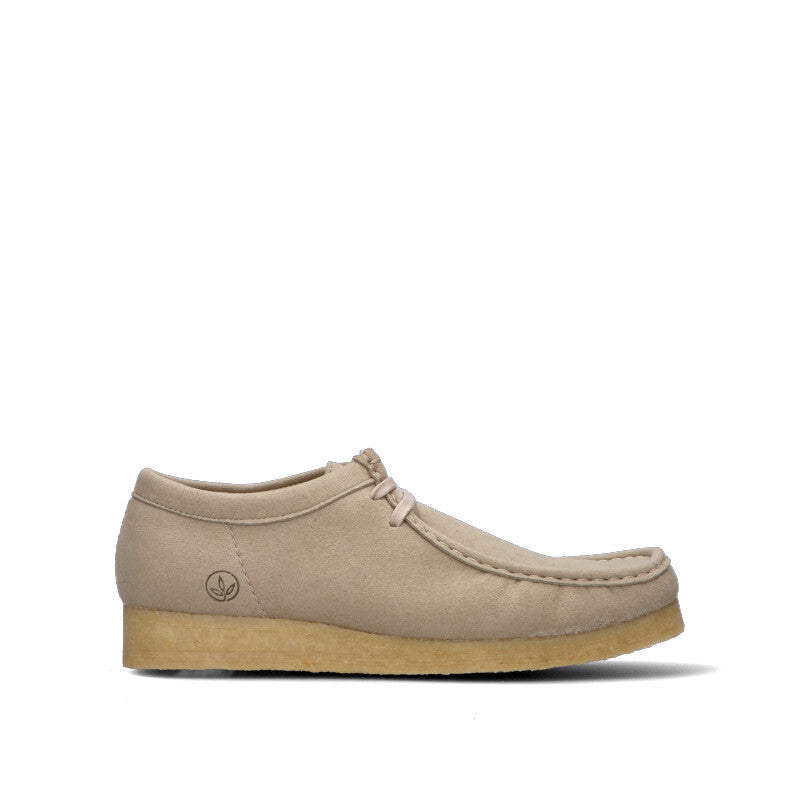 CLARKS ORIGINALS Stringata uomo beige in suede