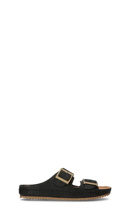 CLARKS CORE Ciabatta donna nera in pelle